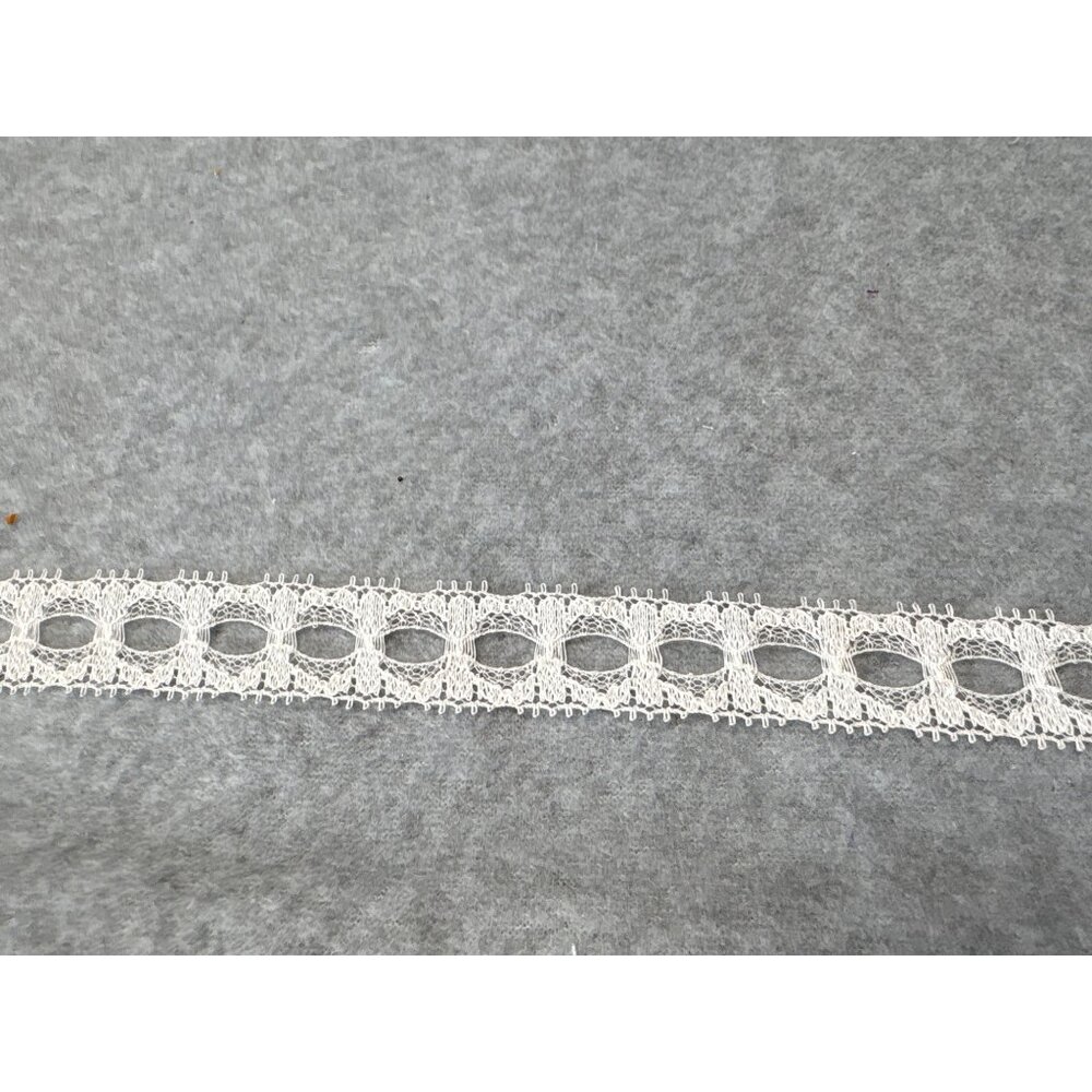 Vintage White Insertion Entredeux Trim 3/4" wide x 16 yds Long Delicate Openwork